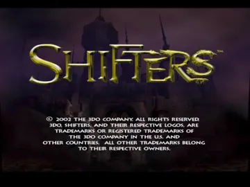 Shifters screen shot title